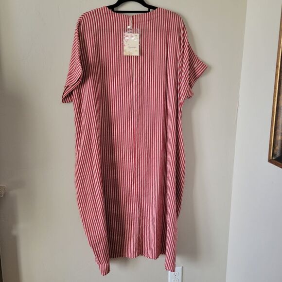 New Ayiman Midi Dress Stripe XXL - Picture 9 of 12